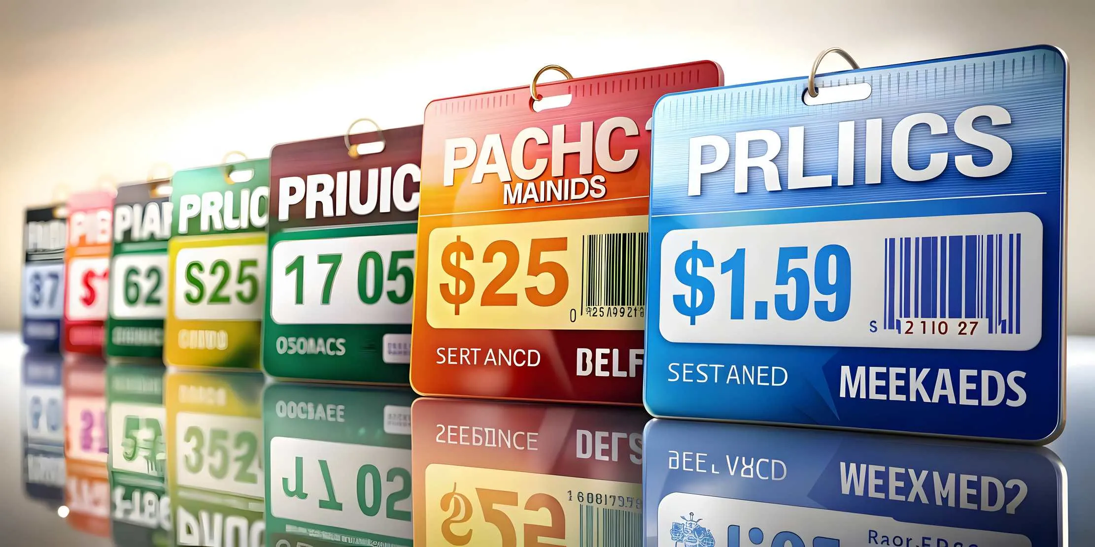 Retail price tags and payment methods representing controlled POS pricing in Maduuka