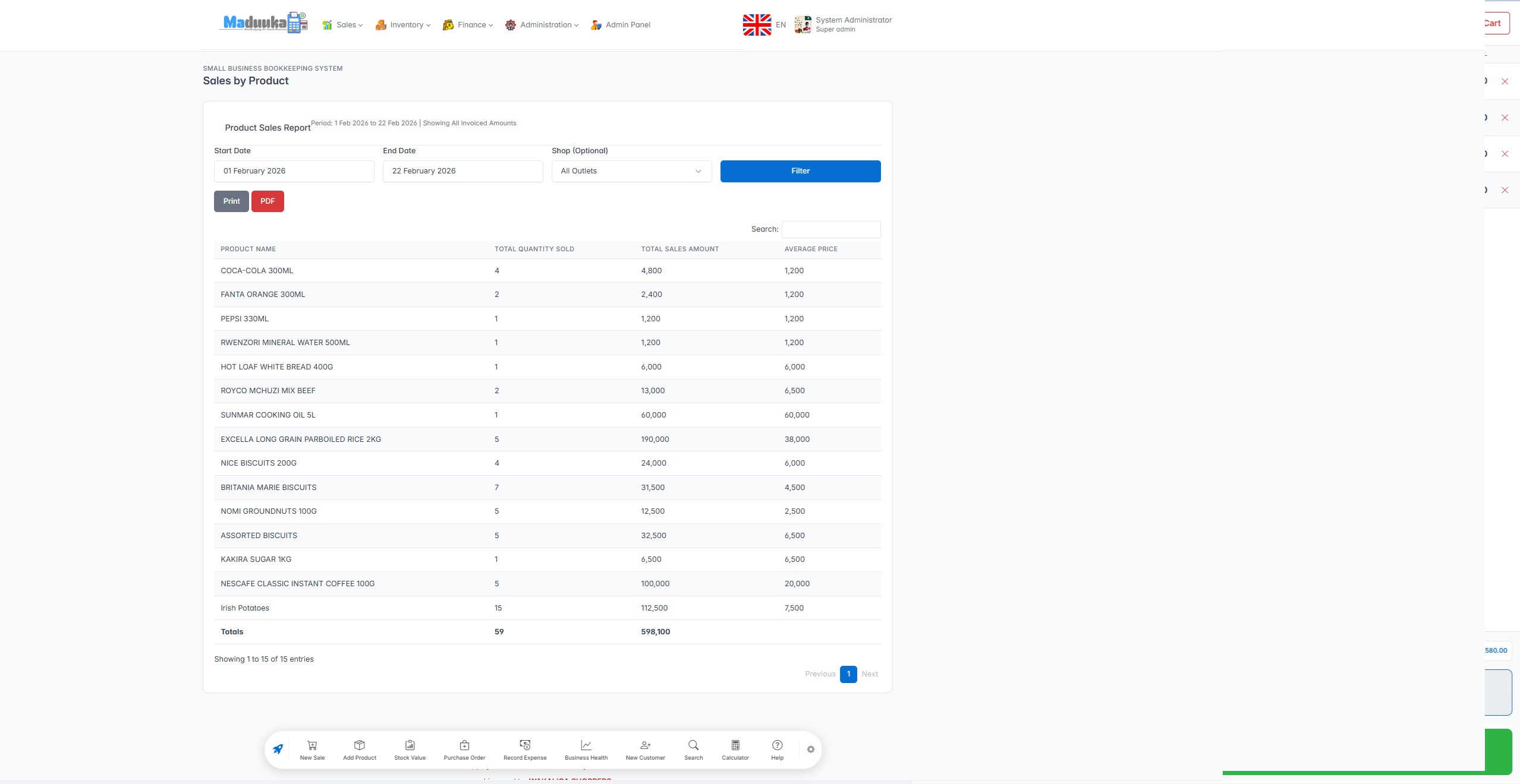 Maduuka Fashion & Boutiques interface